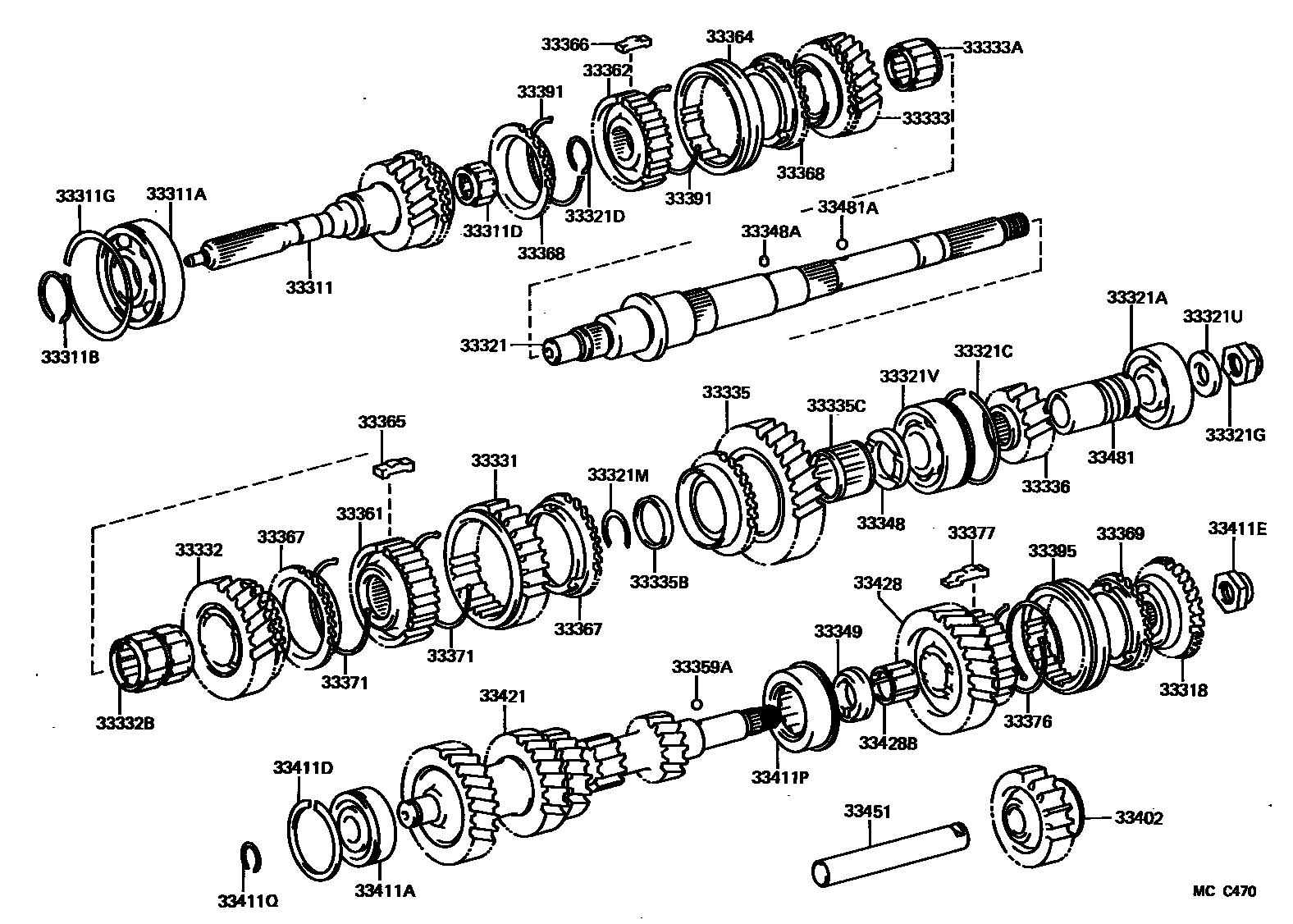 3305 — TRANSMISSION GEAR (MTM)