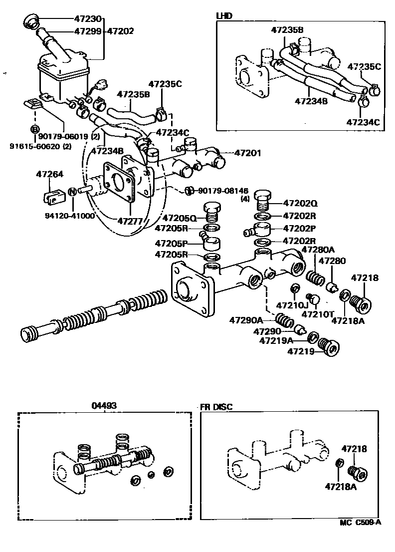 4702 — BRAKE MASTER CYLINDER