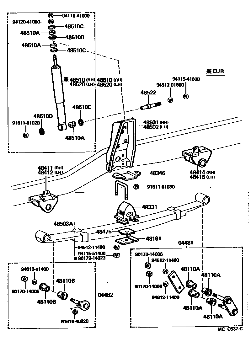 4803 — FRONT SPRING & SHOCK ABSORBER