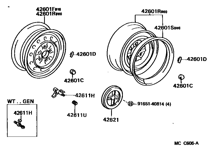 4103 — DISC WHEEL & WHEEL CAP