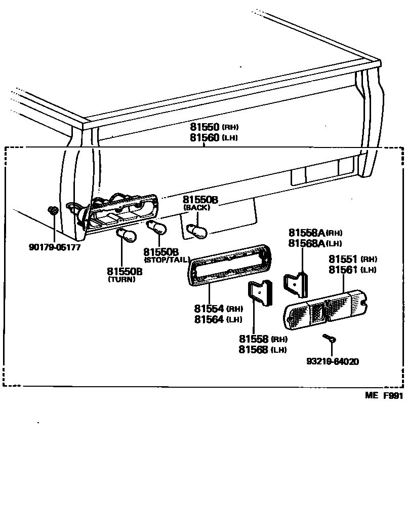 8111 — REAR COMBINATION LAMP