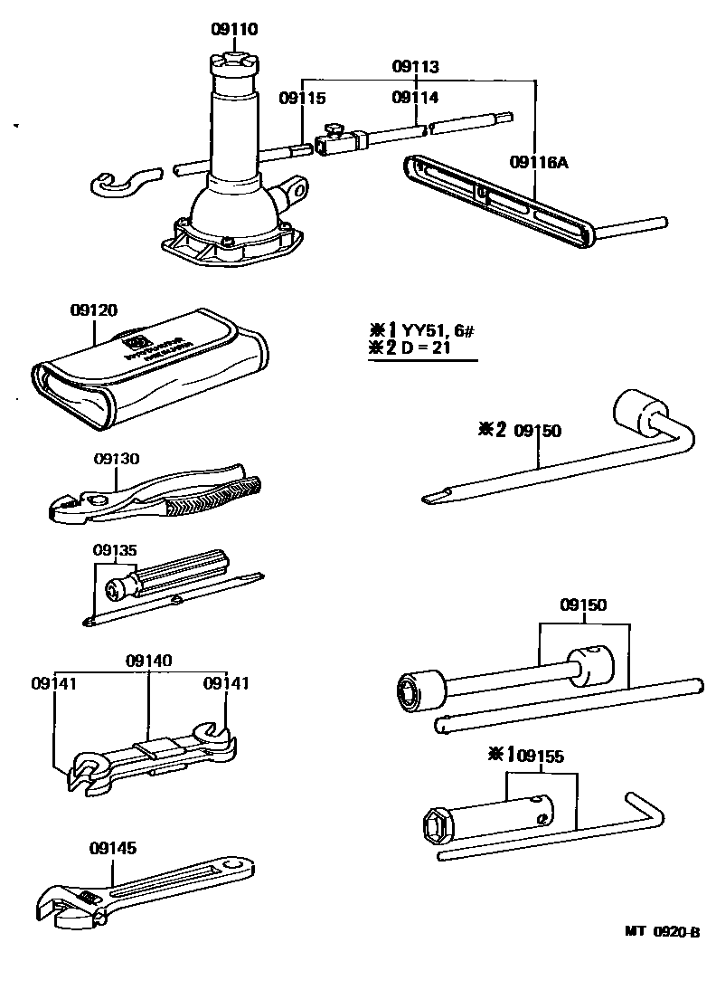 0901 — STANDARD TOOL