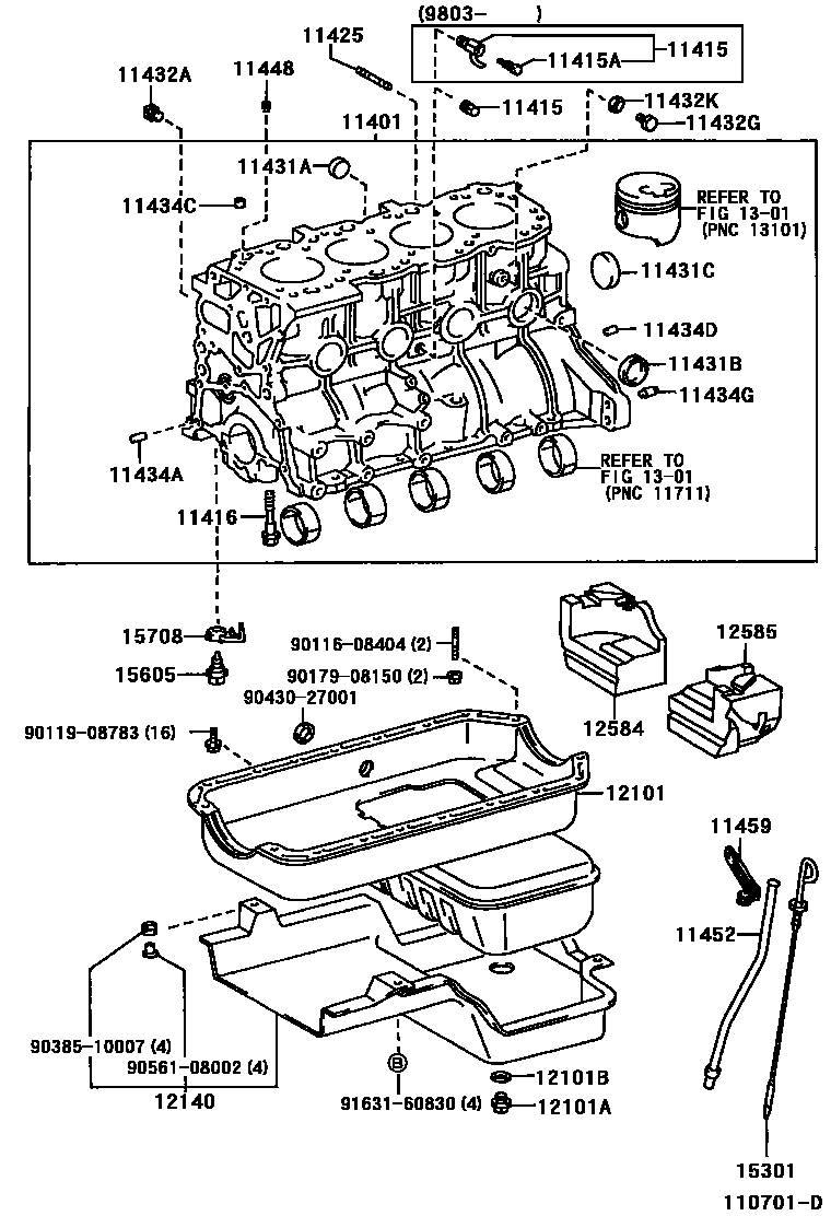 1105 — CYLINDER BLOCK