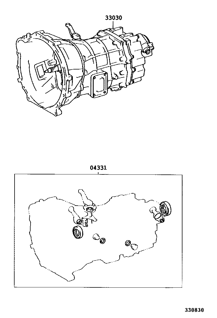 3301 — TRANSAXLE OR TRANSMISSION ASSY & GASKET KIT (MTM)