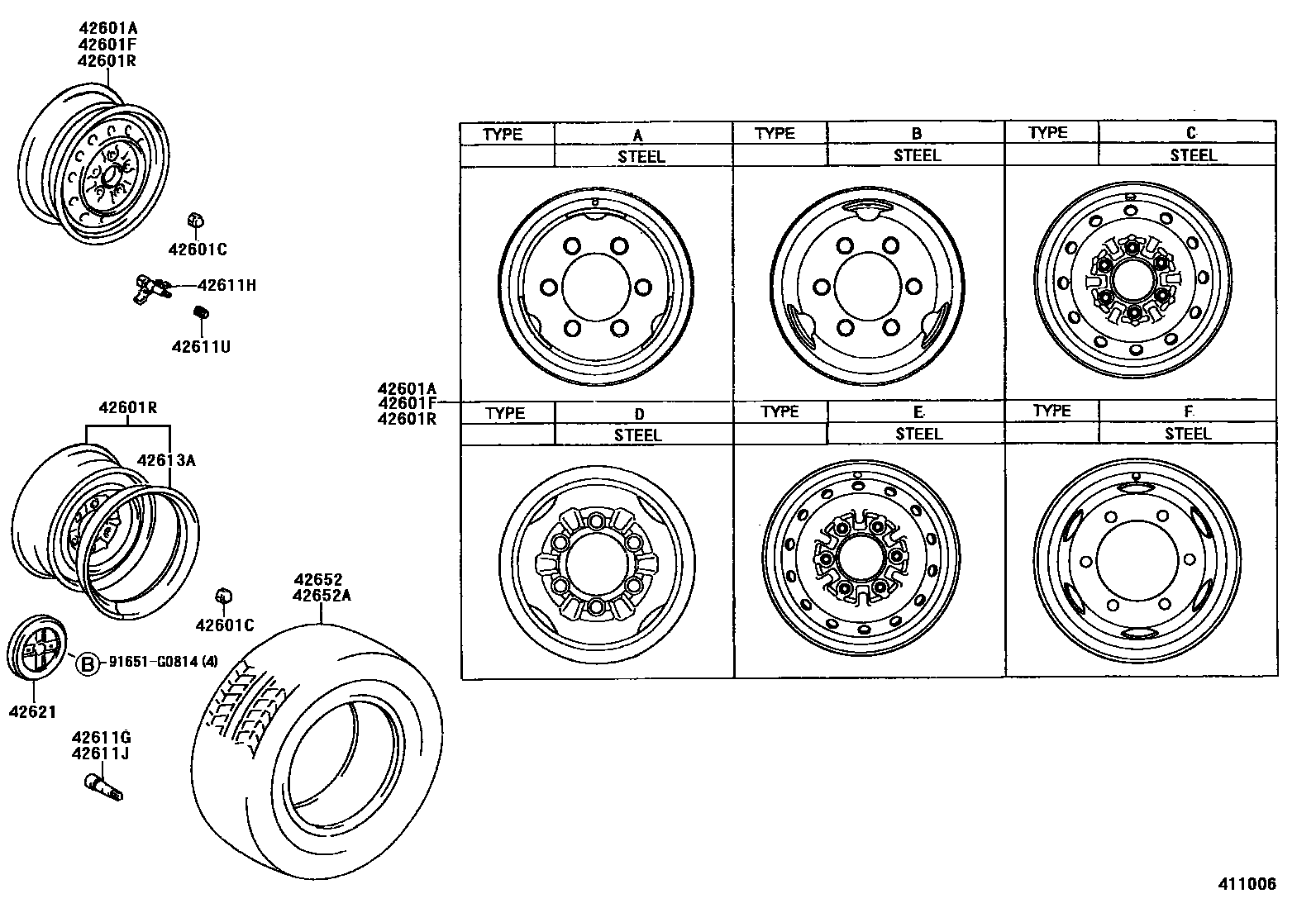 4103 — DISC WHEEL & WHEEL CAP