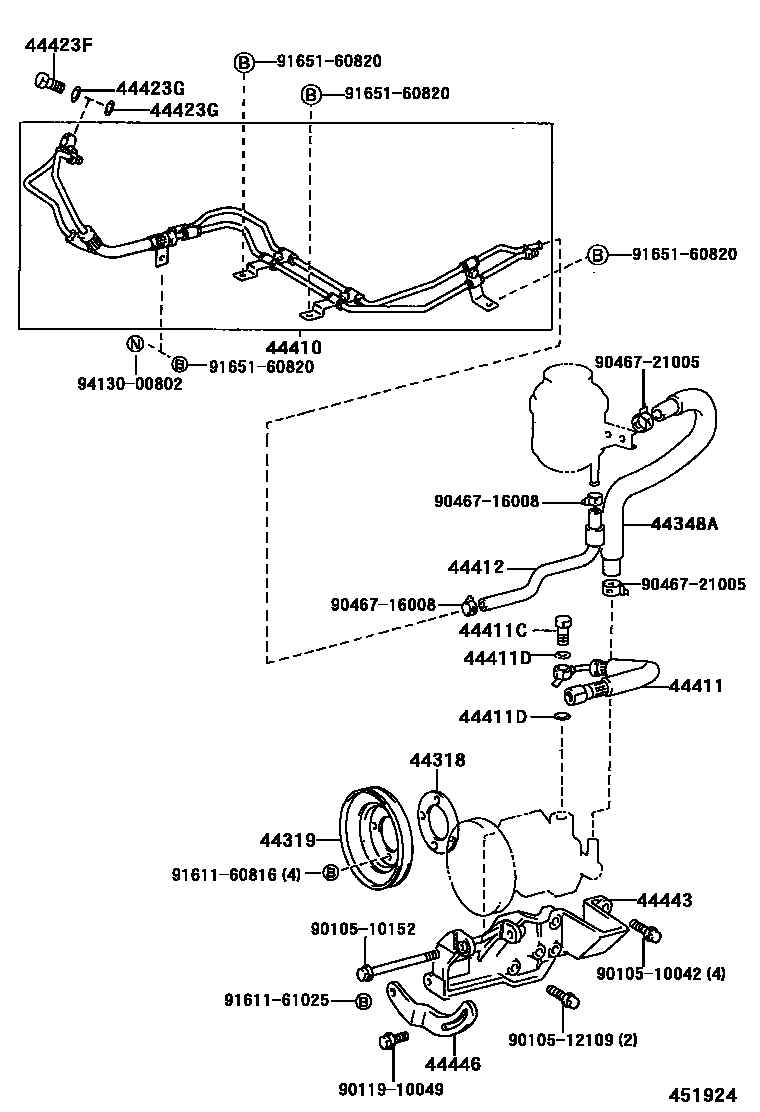 4503 — POWER STEERING TUBE