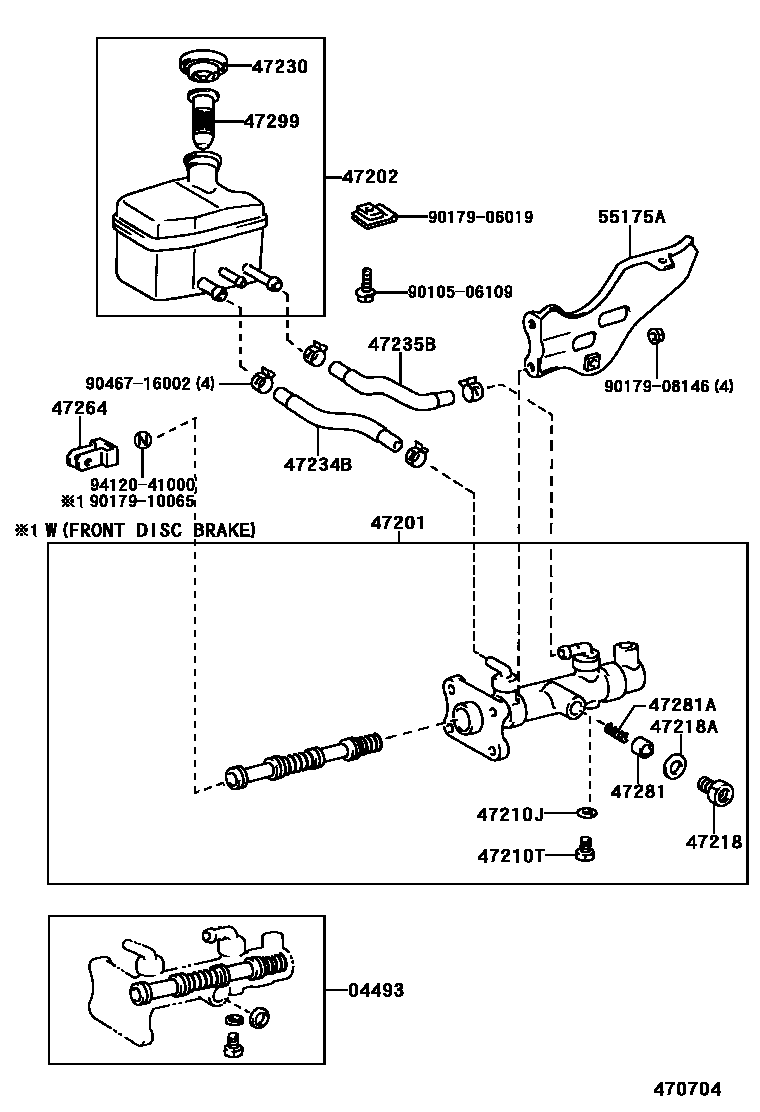 4702 — BRAKE MASTER CYLINDER