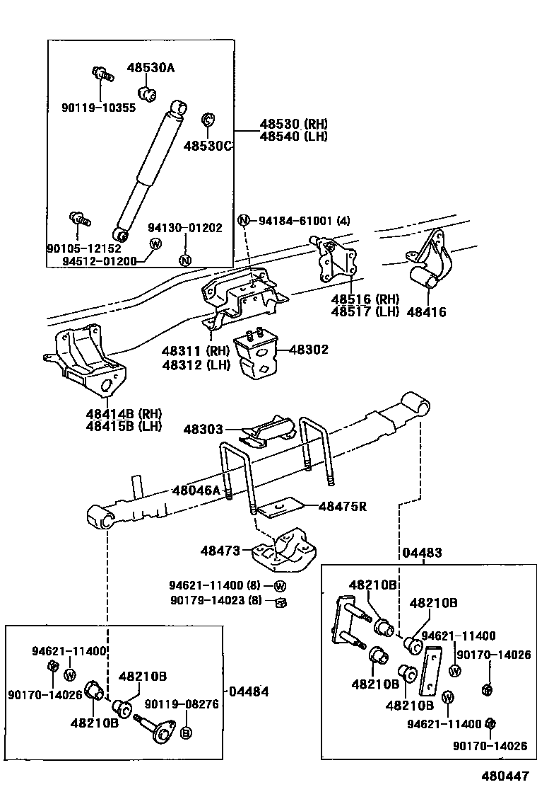 4804 — REAR SPRING & SHOCK ABSORBER