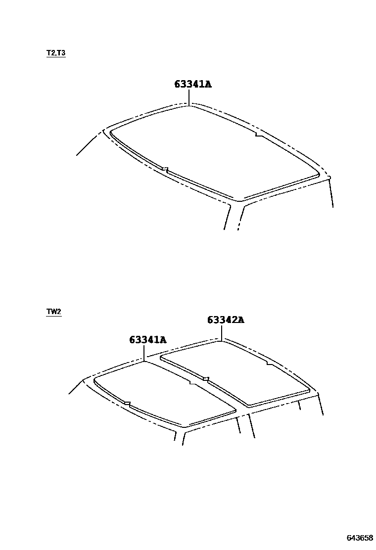 6452 — ROOF HEADLINING & SILENCER PAD