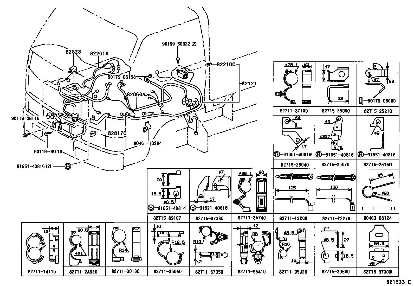 8202 — WIRING & CLAMP