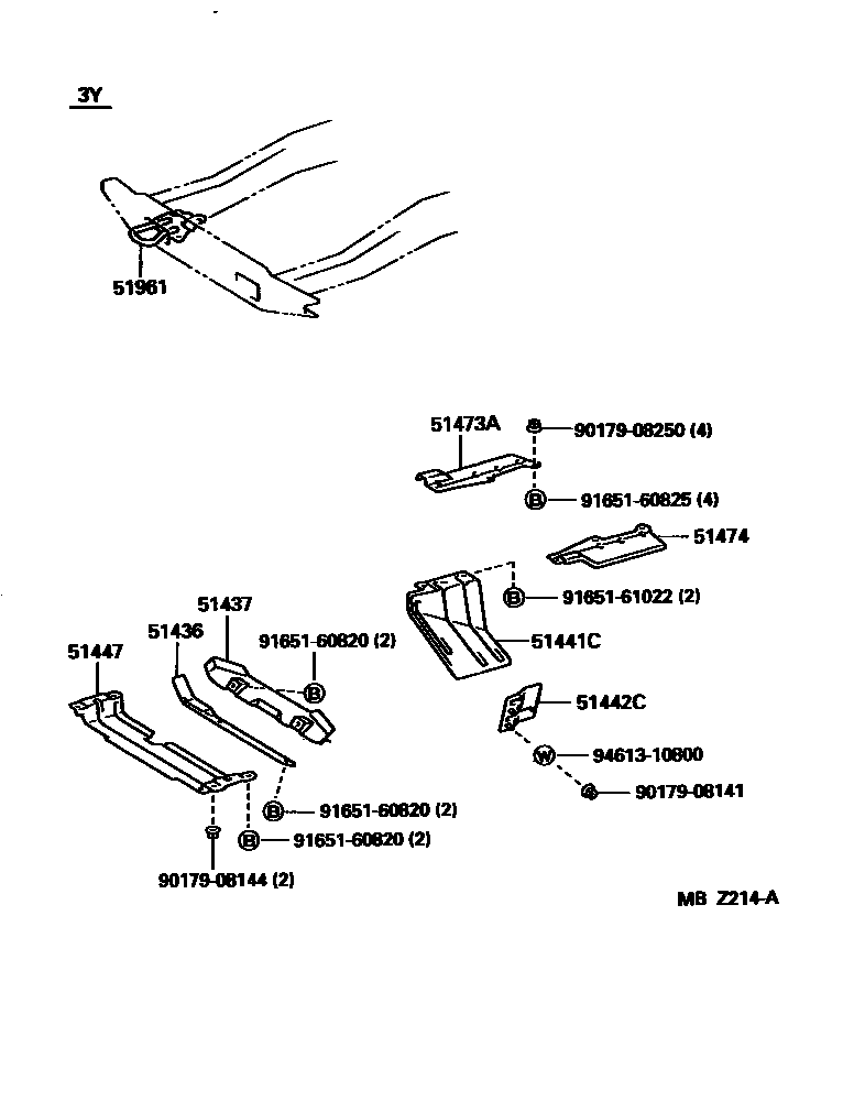 5152 — SUSPENSION CROSSMEMBER & UNDER COVER