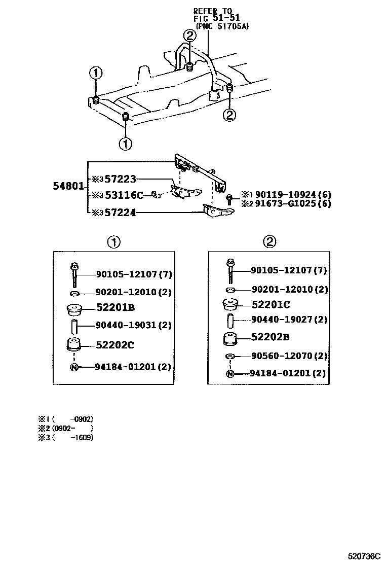 5251 — CAB MOUNTING & BODY MOUNTING