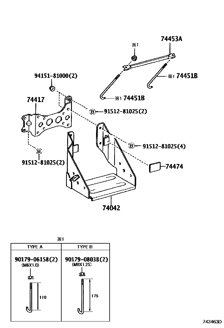 7454 — BATTERY CARRIER