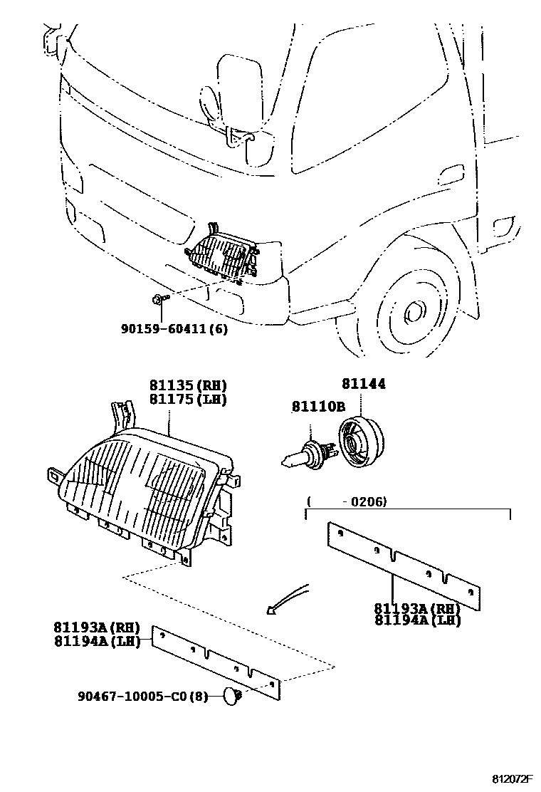 8101 — HEADLAMP
