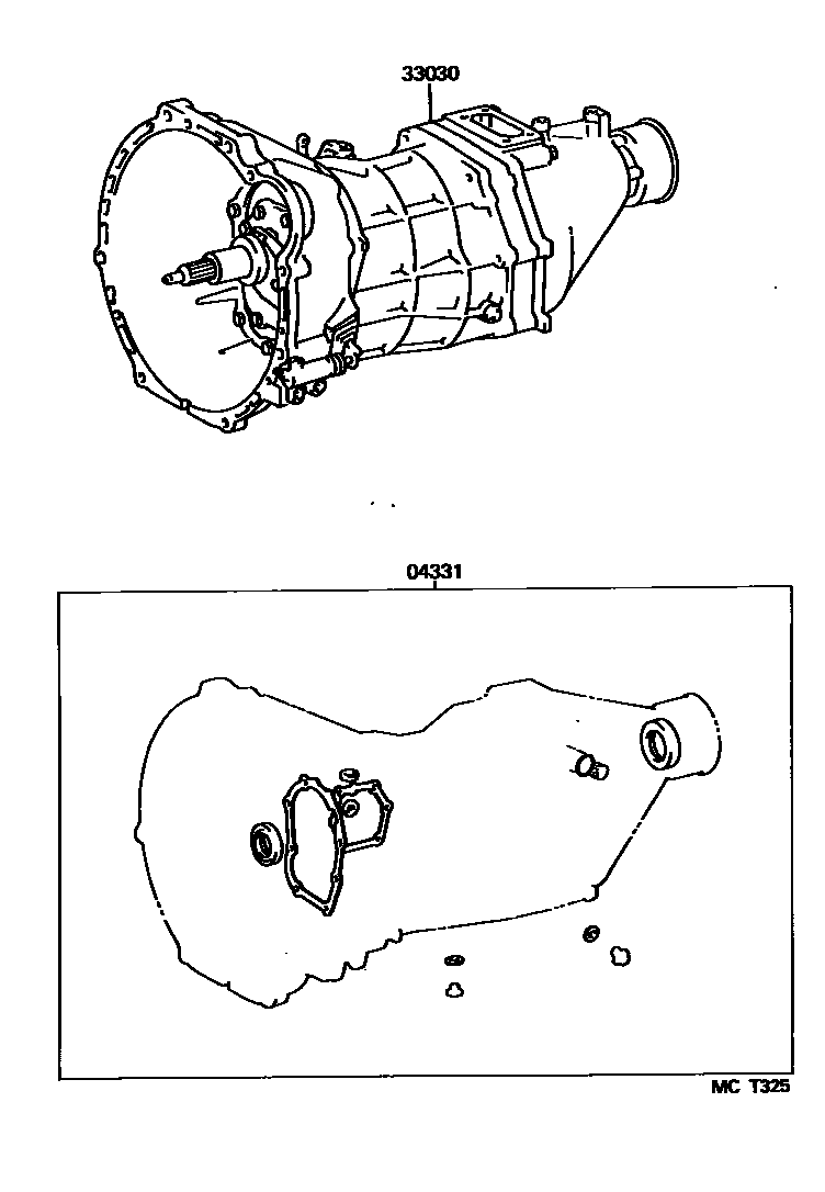 3301 — TRANSAXLE OR TRANSMISSION ASSY & GASKET KIT (MTM)