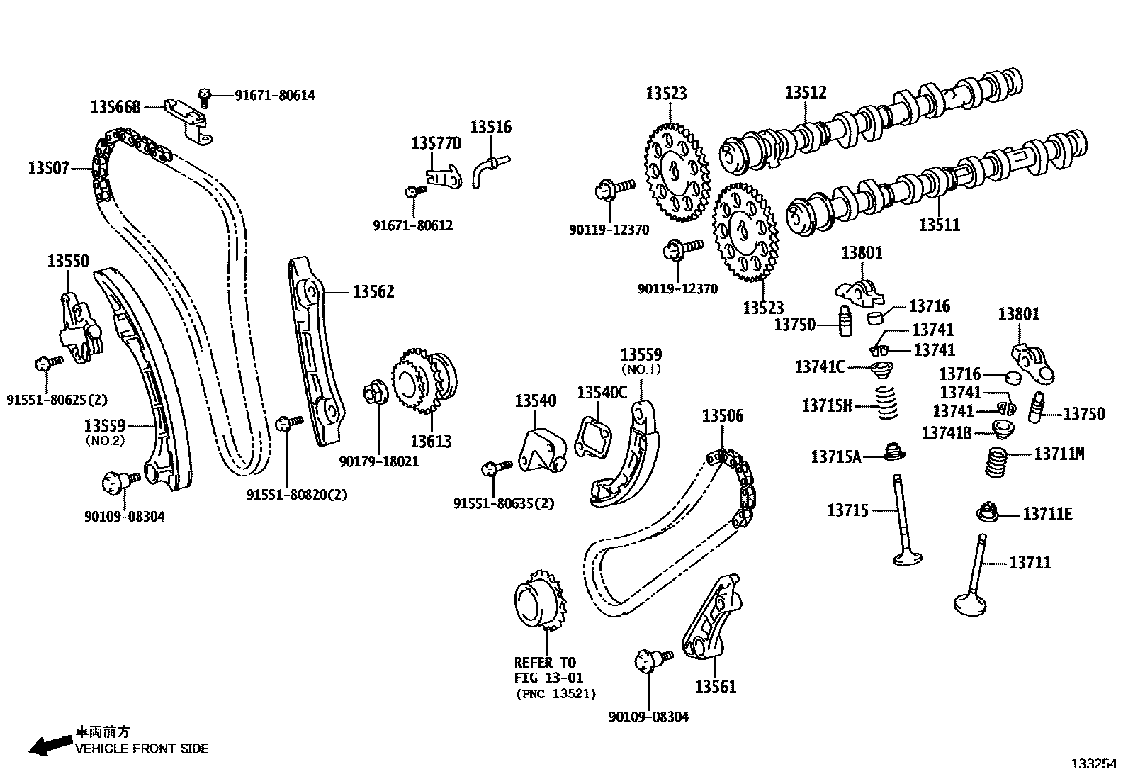 1302 — CAMSHAFT & VALVE