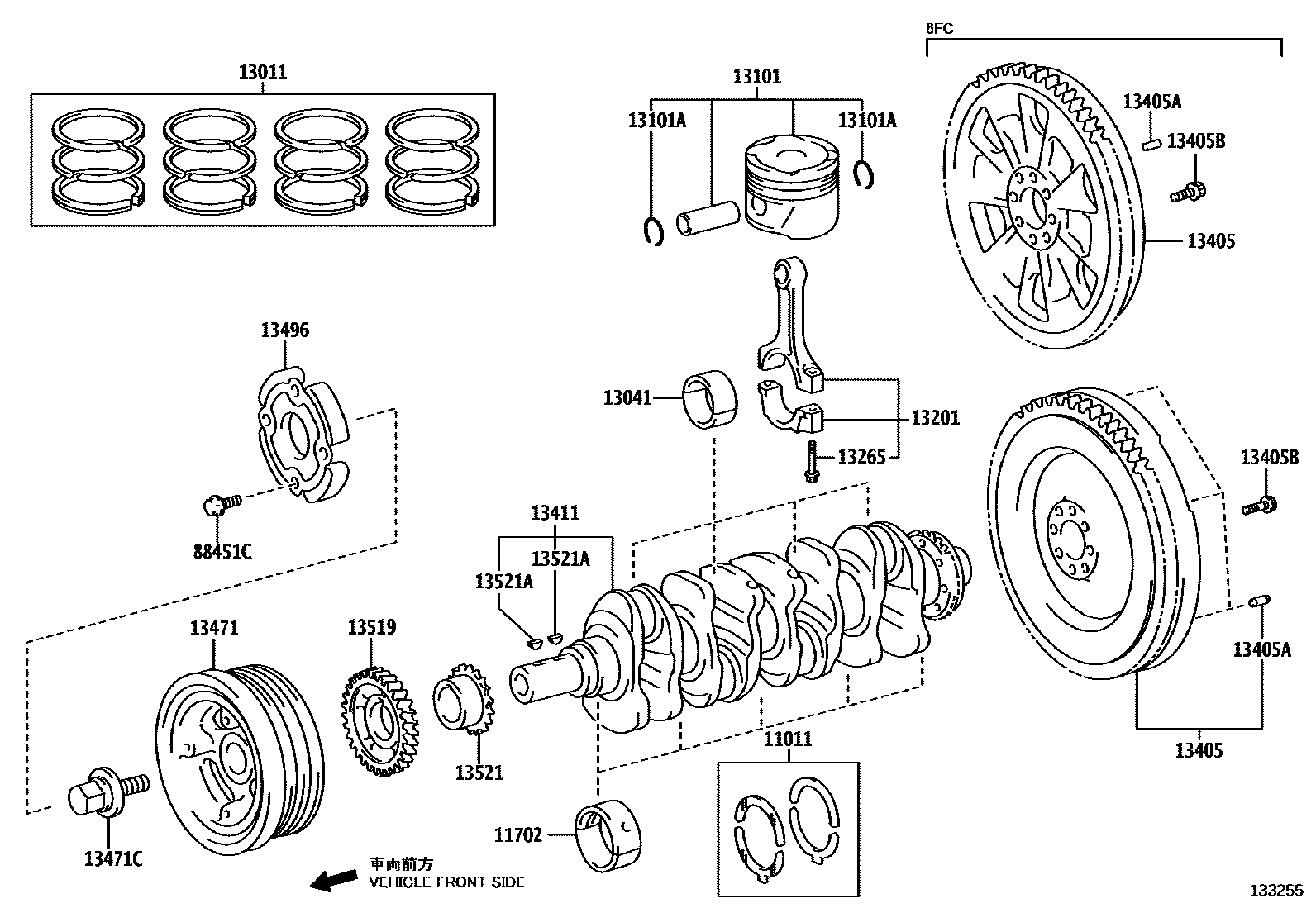 1301 — CRANKSHAFT & PISTON