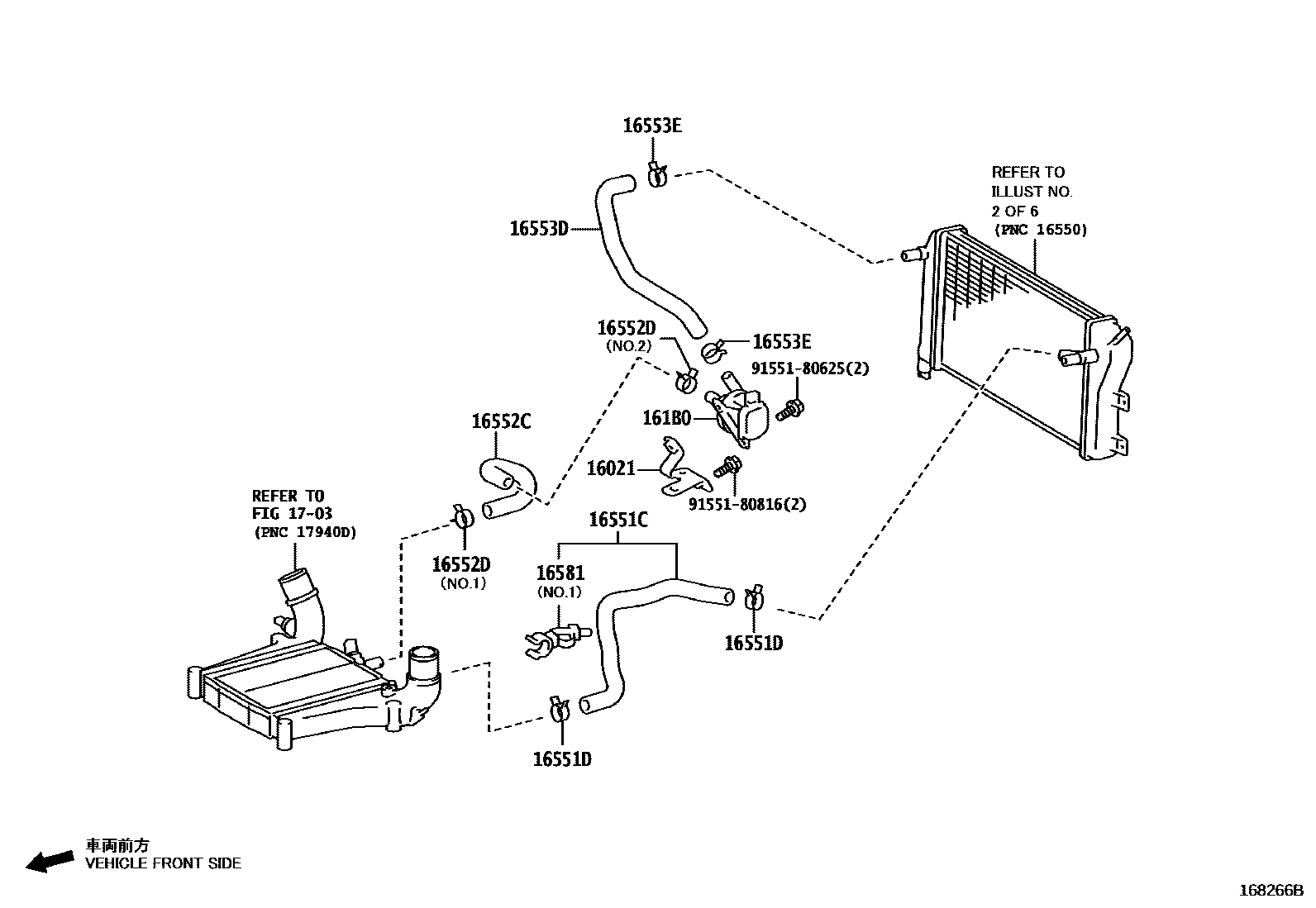1603 — RADIATOR & WATER OUTLET