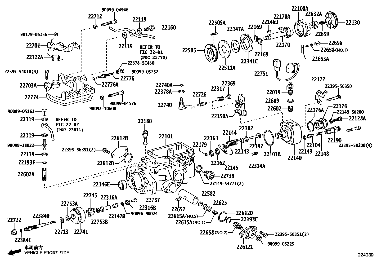 2203 — INJECTION PUMP BODY