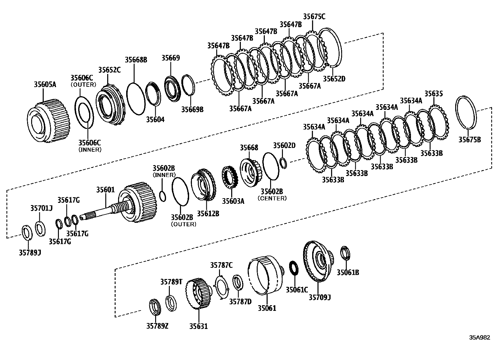 3507 — BRAKE BAND & MULTIPLE DISC CLUTCH (ATM)