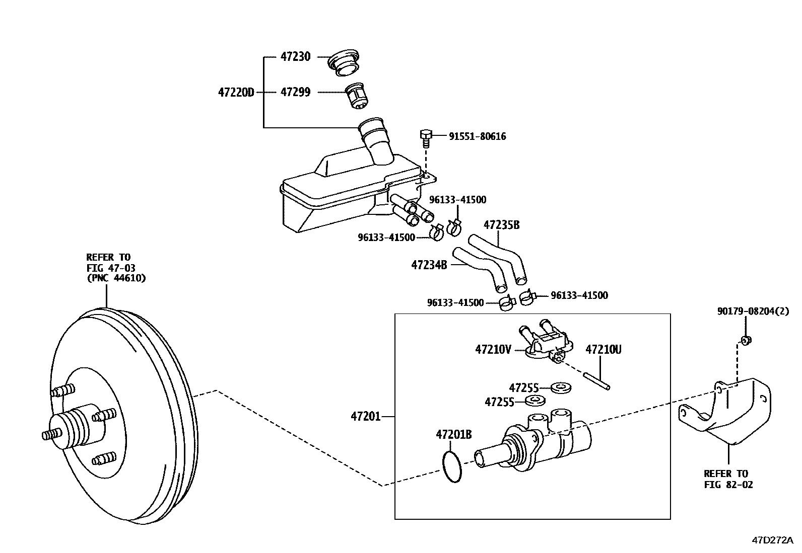 4702 — BRAKE MASTER CYLINDER
