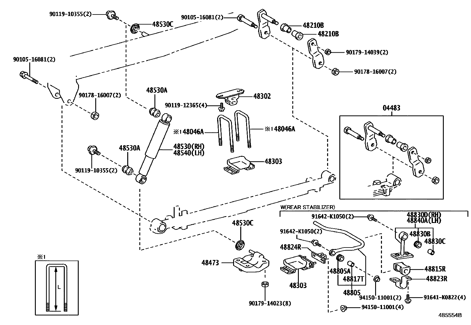4804 — REAR SPRING & SHOCK ABSORBER