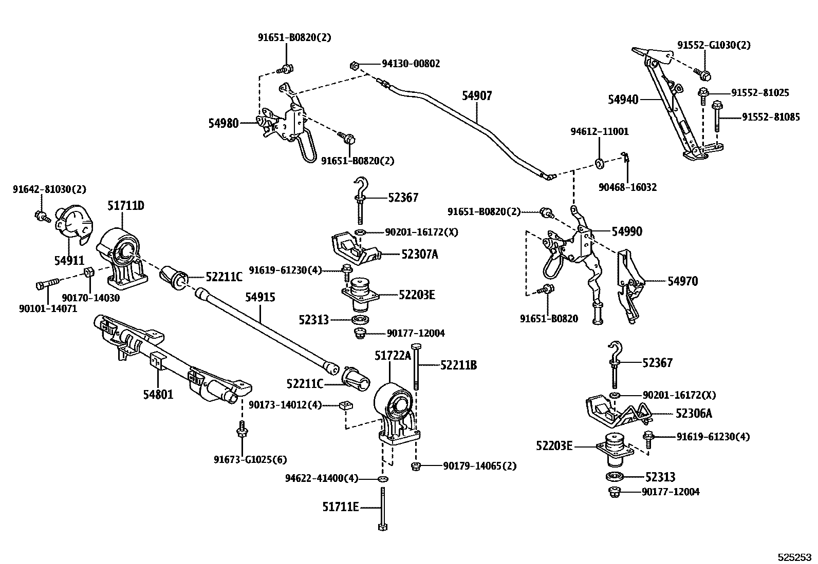 5251 — CAB MOUNTING & BODY MOUNTING