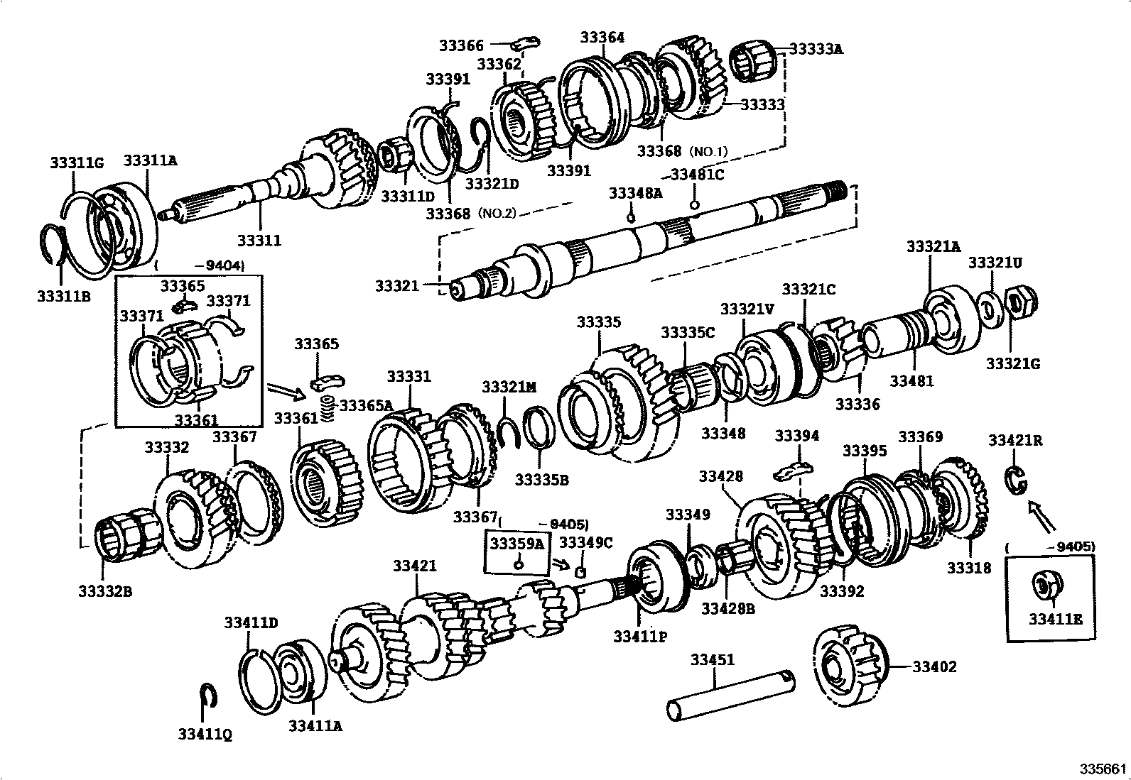 3305 — TRANSMISSION GEAR (MTM)