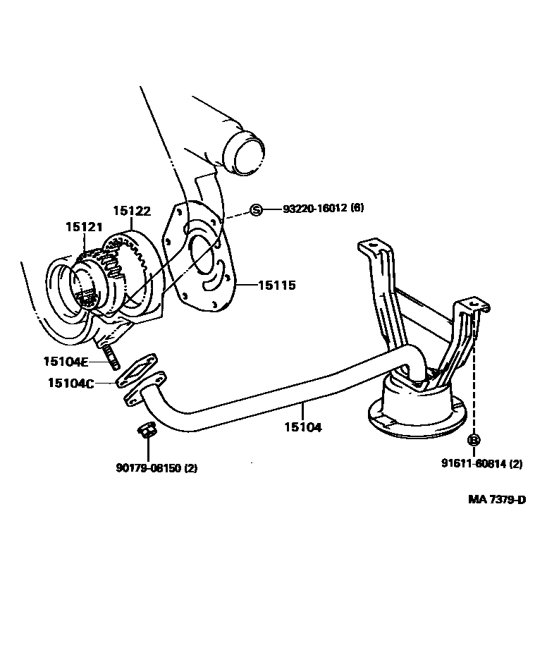 1501 — ENGINE OIL PUMP