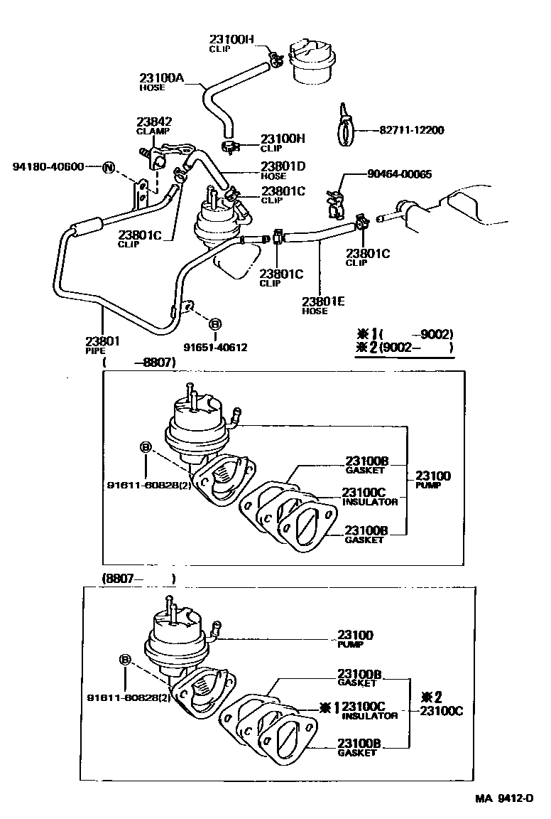 2301 — FUEL PUMP & PIPE