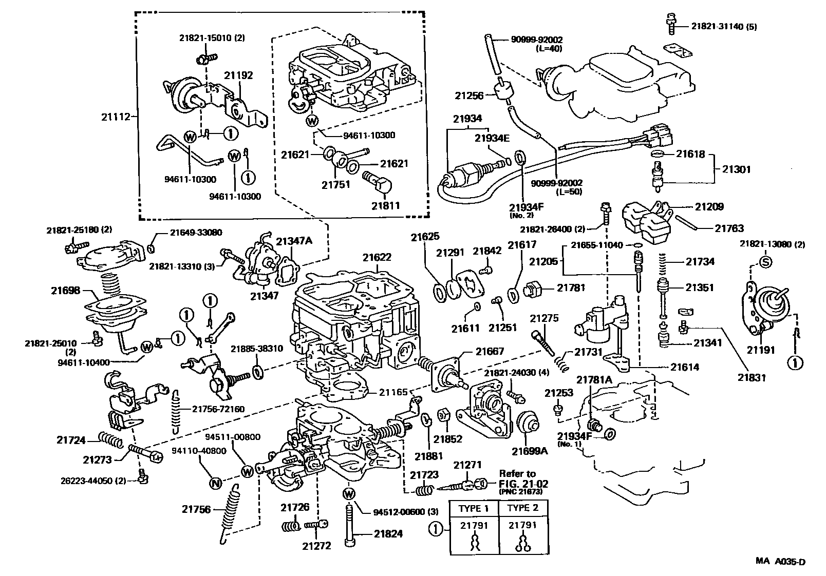 2103 — CARBURETOR