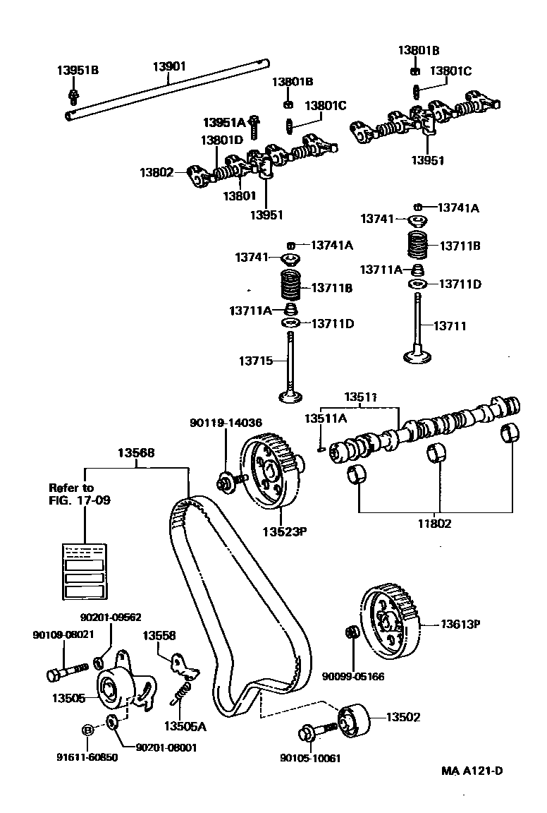 1302 — CAMSHAFT & VALVE