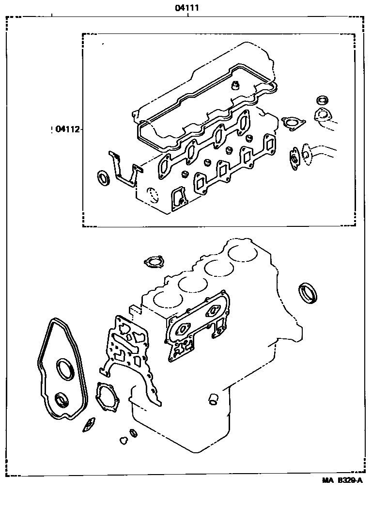 1103 — ENGINE OVERHAUL GASKET KIT
