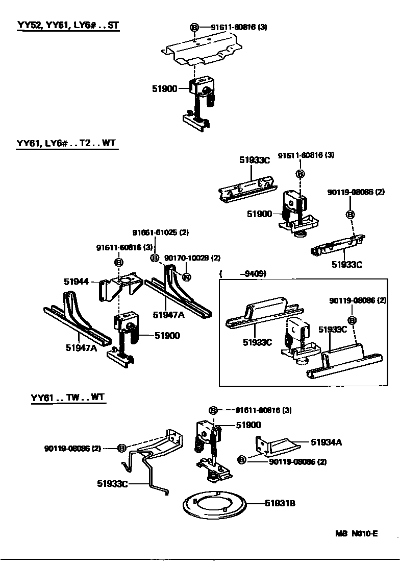 5153 — SPARE WHEEL CARRIER