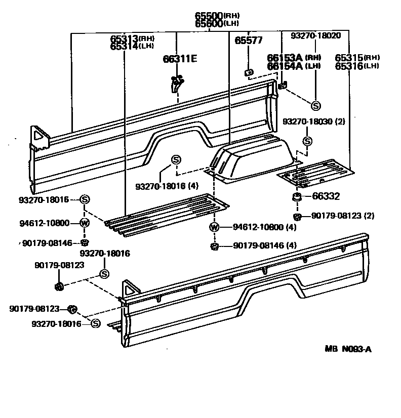 6554 — REAR BODY SIDE PANEL