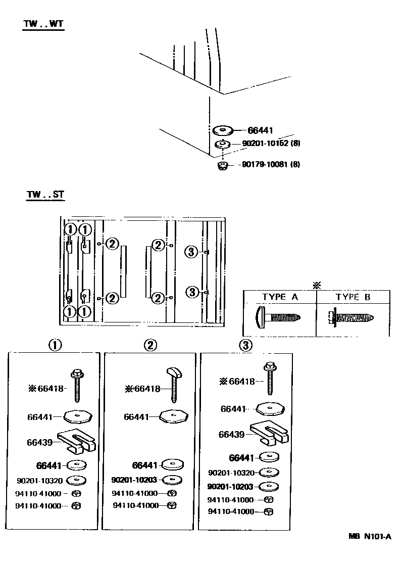 6558 — REAR BODY MOUNTING