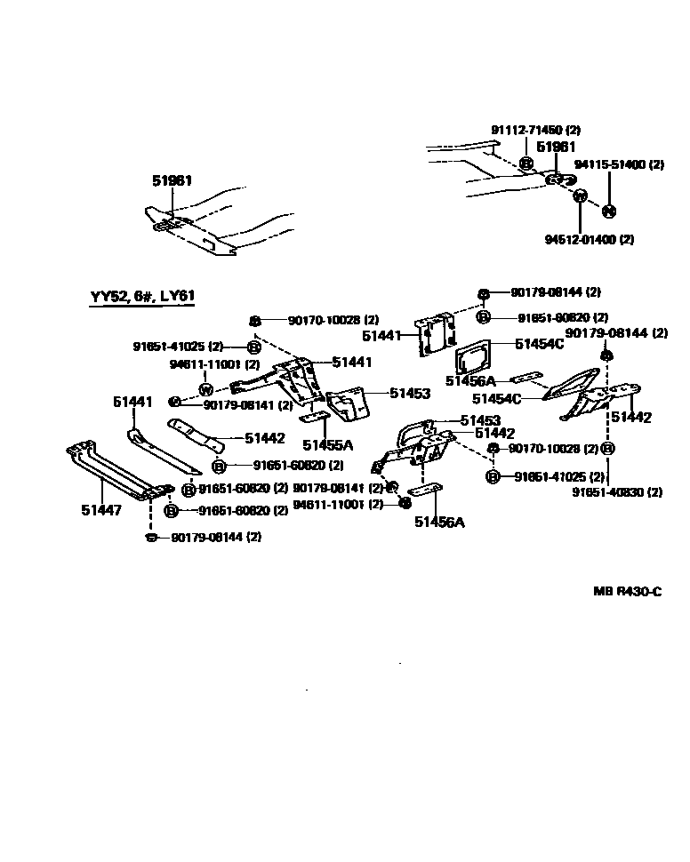 5152 — SUSPENSION CROSSMEMBER & UNDER COVER