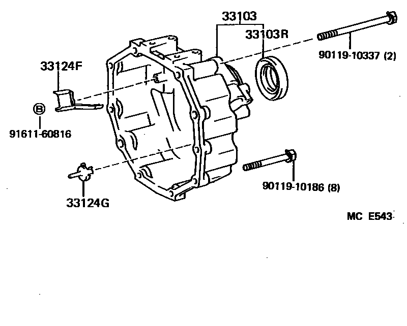 3303 — EXTENSION HOUSING (MTM)