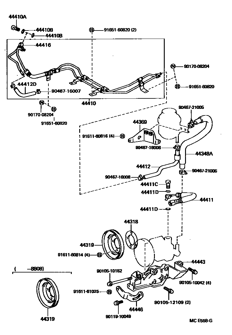 4503 — POWER STEERING TUBE