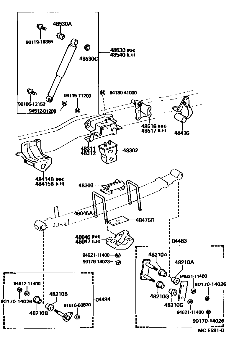 4804 — REAR SPRING & SHOCK ABSORBER