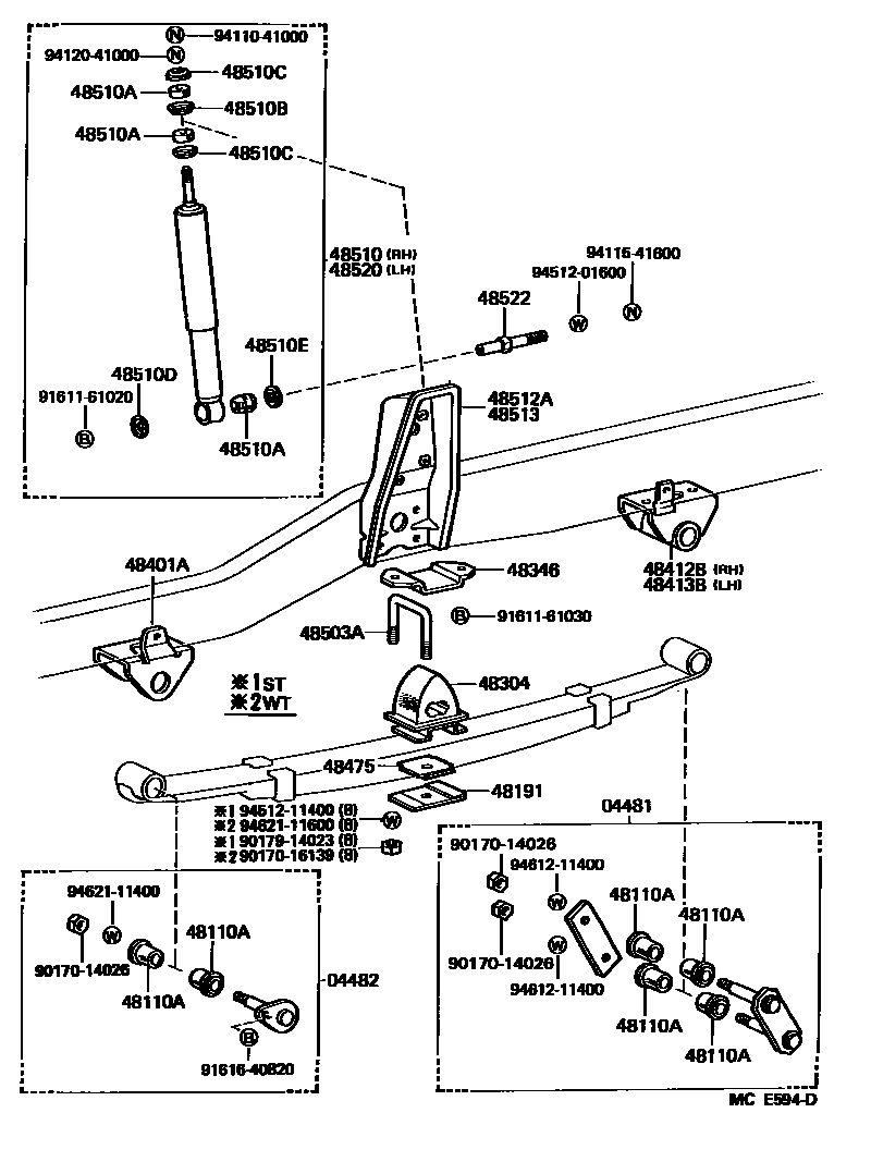 4803 — FRONT SPRING & SHOCK ABSORBER