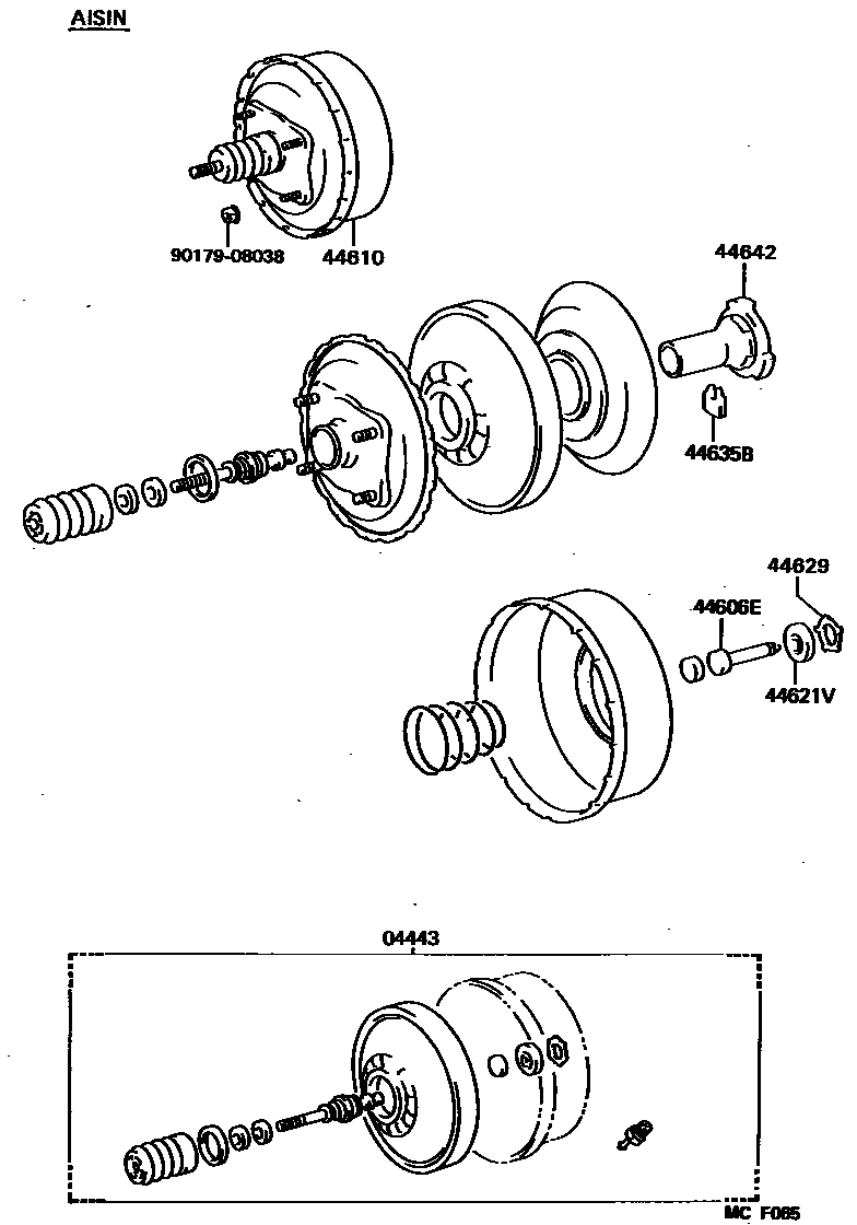 4703 — BRAKE BOOSTER & VACUUM TUBE