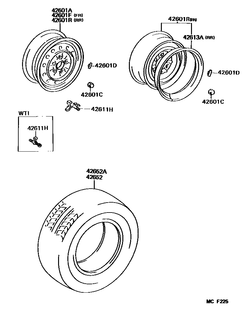 4103 — DISC WHEEL & WHEEL CAP