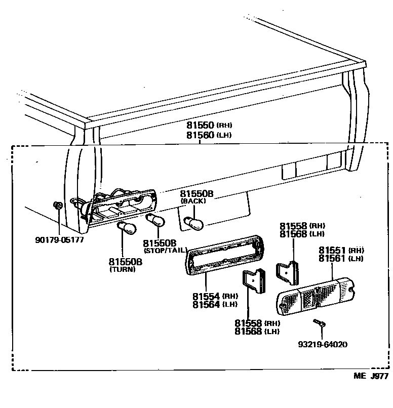 8111 — REAR COMBINATION LAMP