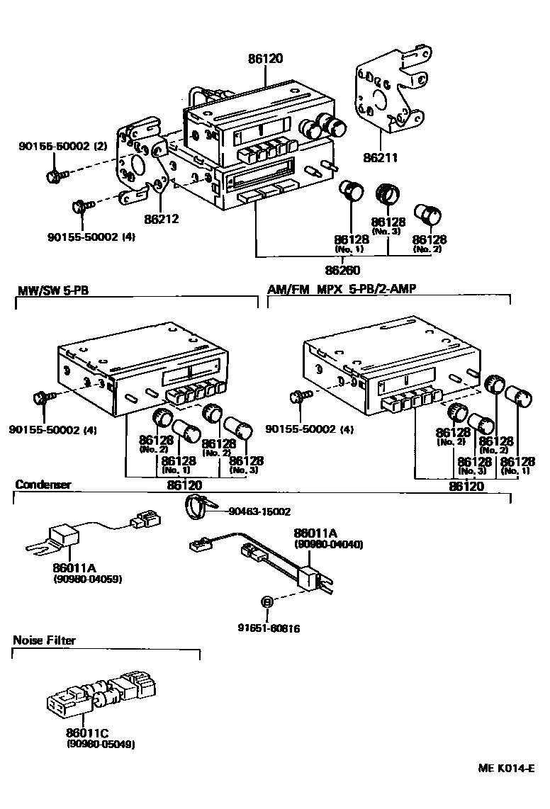8601 — RADIO RECEIVER & AMPLIFIER & CONDENSER
