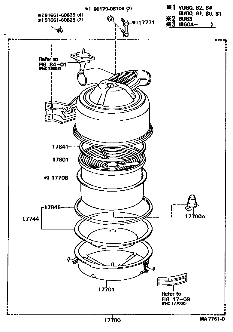 1703 — AIR CLEANER