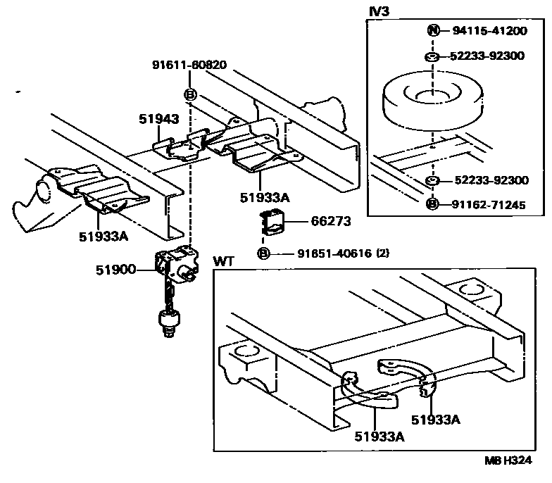 5153 — SPARE WHEEL CARRIER