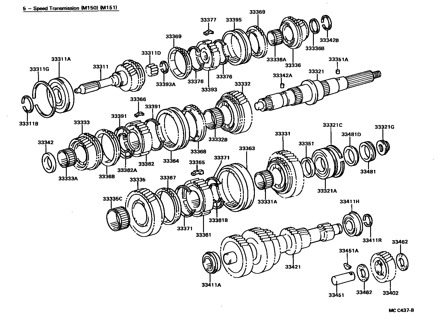 3305 — TRANSMISSION GEAR (MTM)