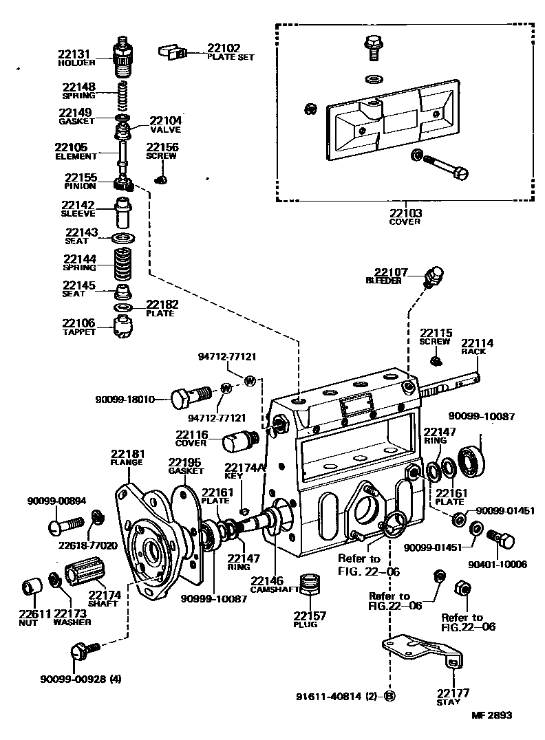 2203 — INJECTION PUMP BODY