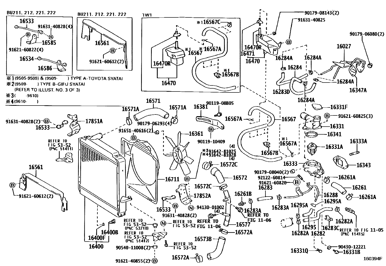 1603 — RADIATOR & WATER OUTLET